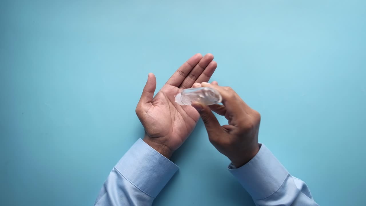 손 소독제를 올바르게 사용하는 방법