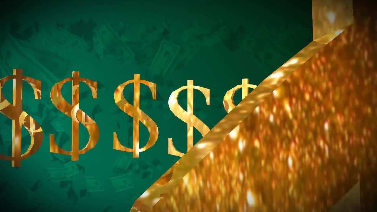 움직이는 달러 기호