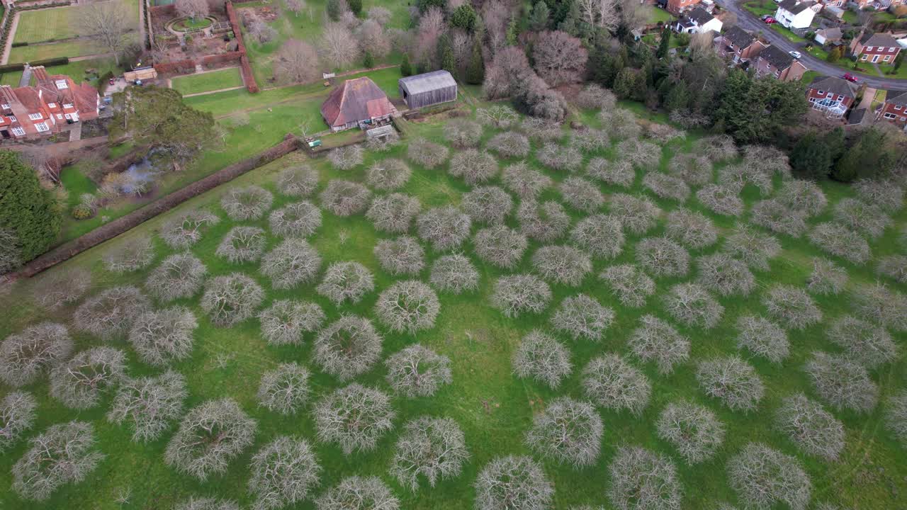 과수원 드론 조감도 영국