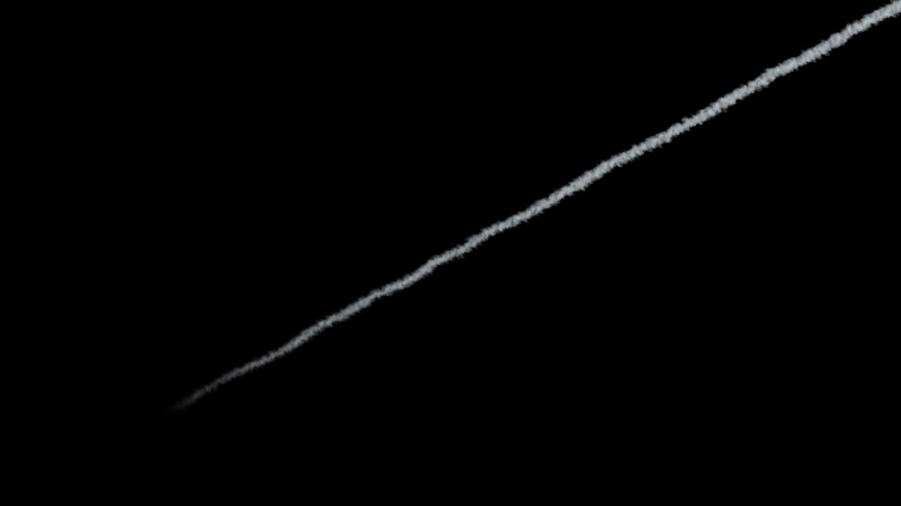 로켓 측면 보기 이동 - 투명도 사용