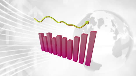 chart showing changing statistics