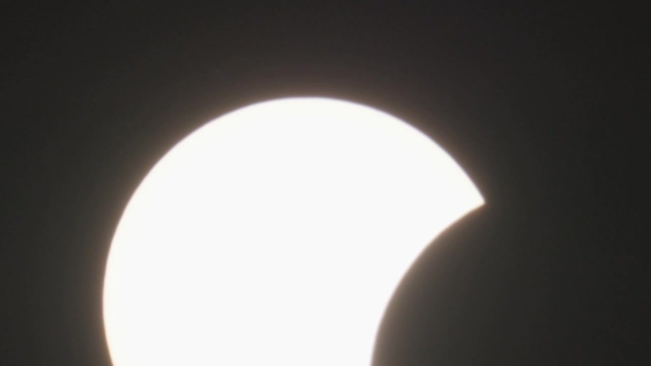 Detailed View of the Partial Solar Eclipse. Filmed in Northern Spain, August 2026.