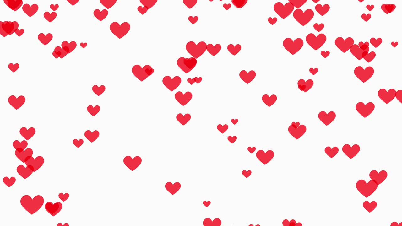 colorido hogar bokeh para el día de san valentín amor concepto de fondo rojo blanco borroso 4k