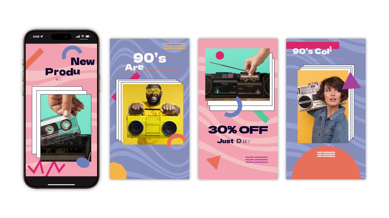 90s Retro Product Launch