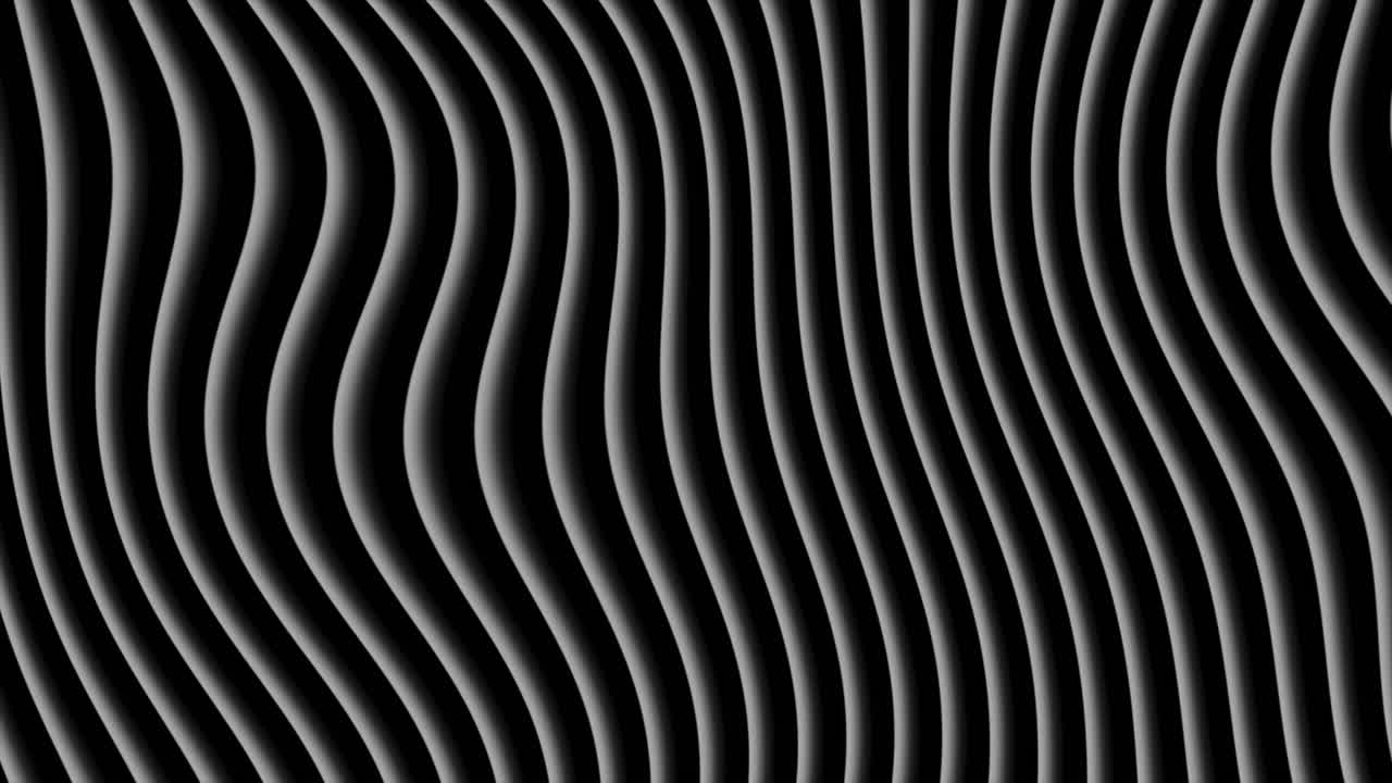 Geometric black and white waves pattern