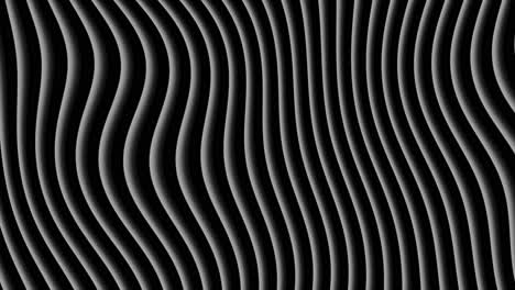 geometric black and white waves pattern