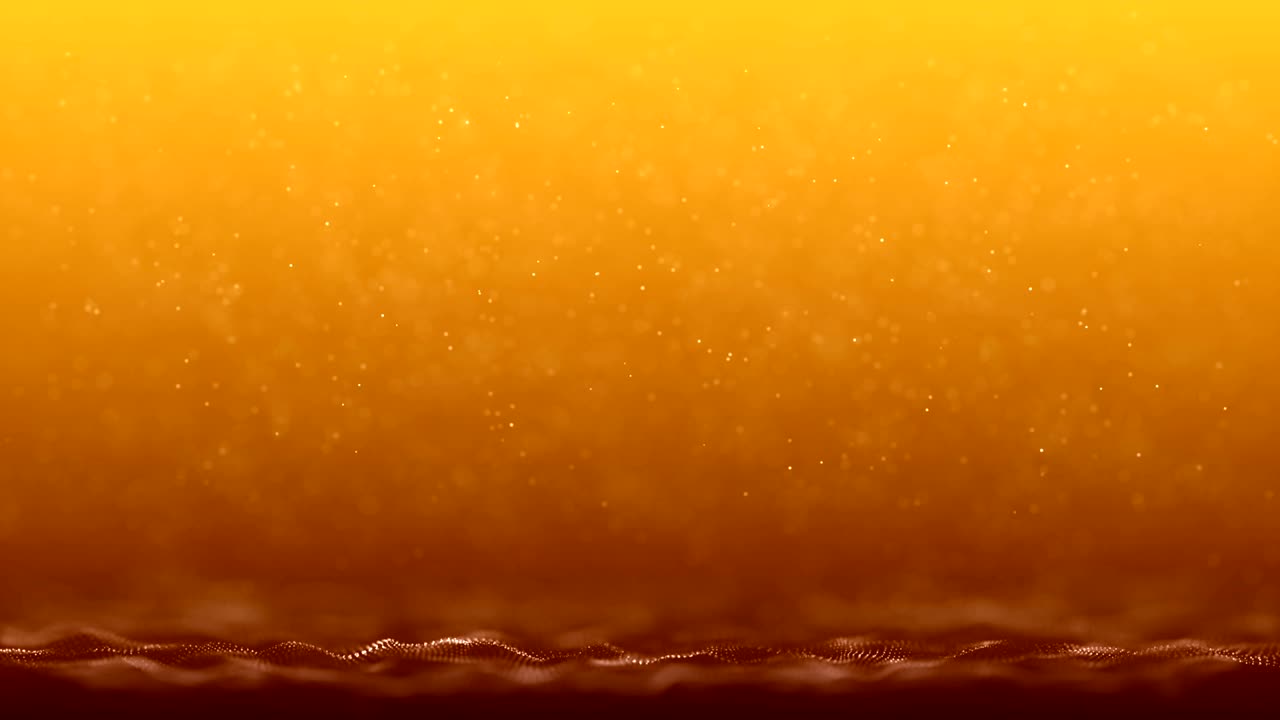 el polvo flota en el espacio.