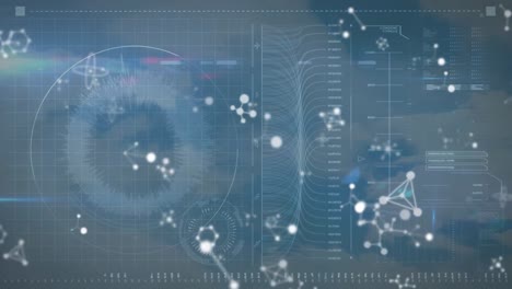 Animación-De-Moléculas-Y-Procesamiento-De-Datos-Sobre-El-Cielo