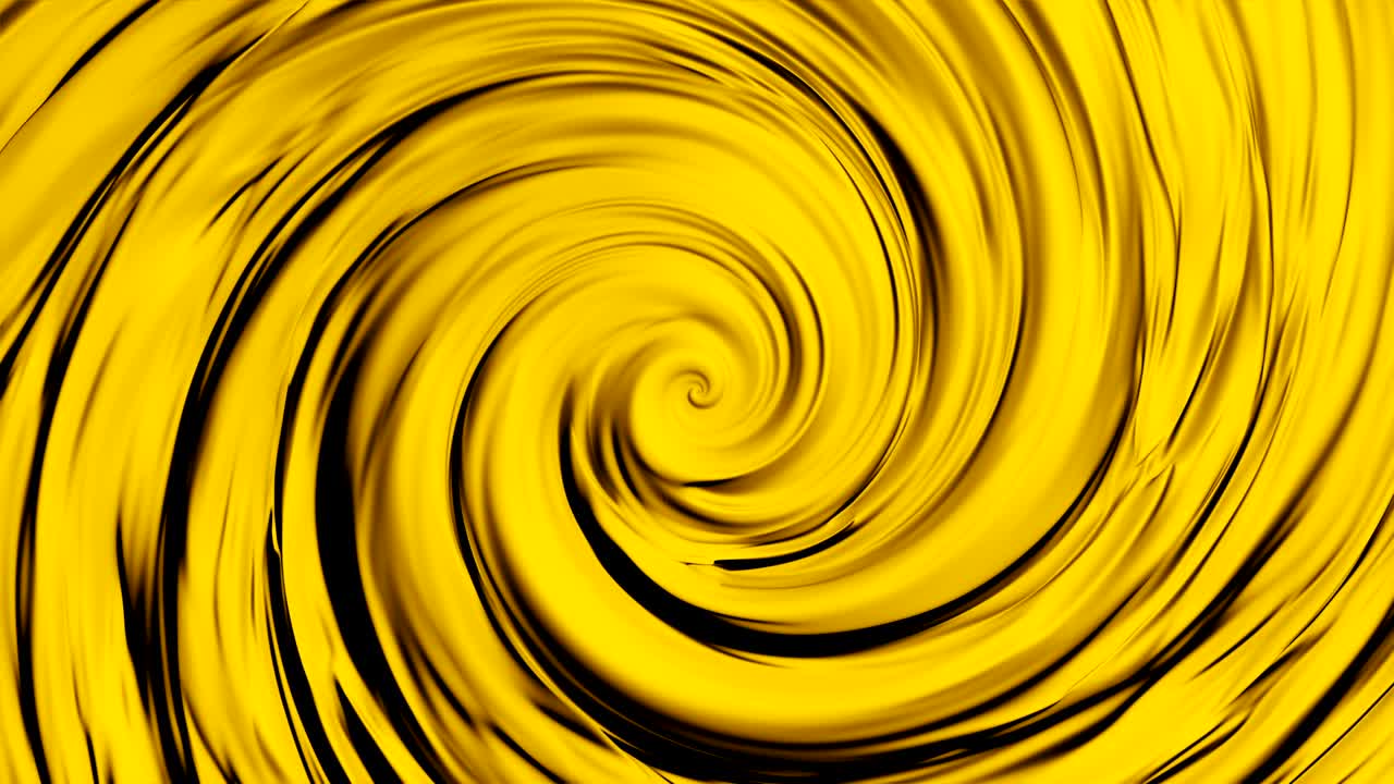 Abstract swirled waves in yellow colors