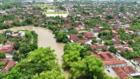 flooding of streets in northwest cawas during the wet season