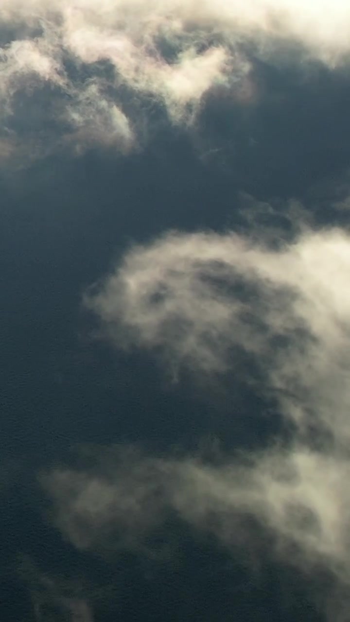 Drone captures majestic aerial view of the clouds over the Italian Alps