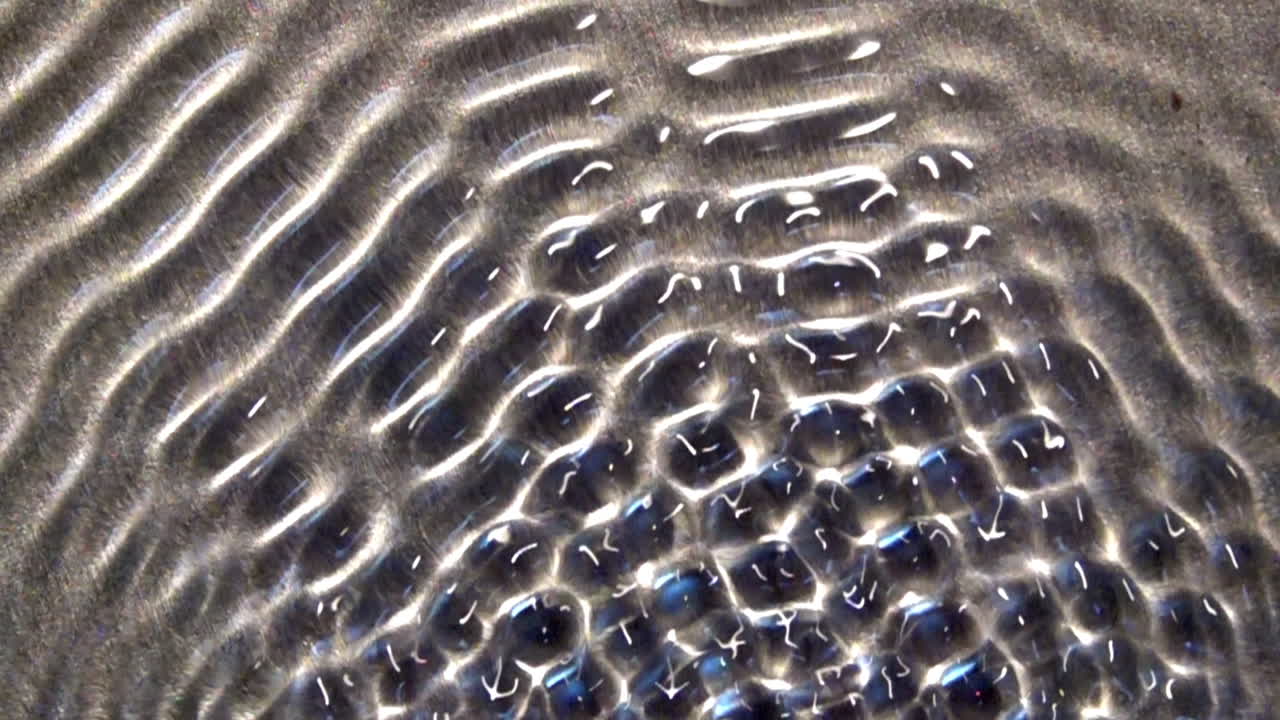 맥동하는 파동이 커지고 뚜렷해지며 가라앉습니다.