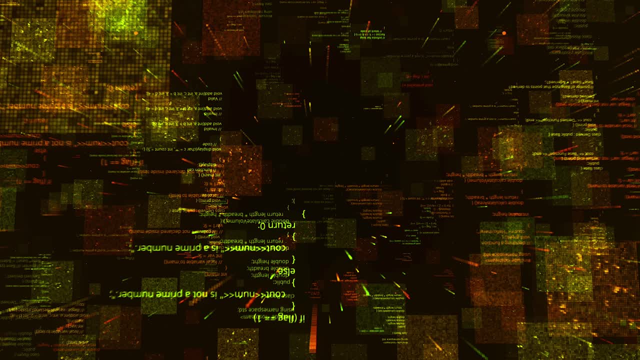 Abstract Digital Code Background