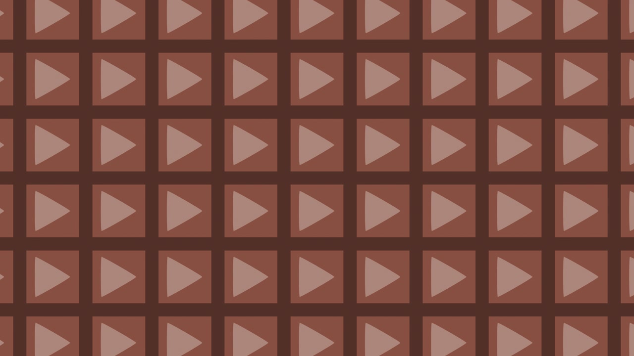 Brown Pixelated Pattern with Triangles