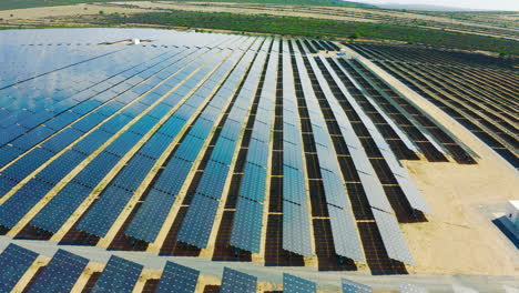large-scale solar panel farm