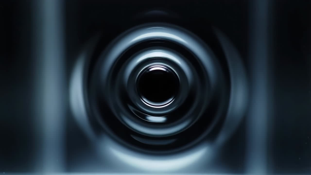 Abstract Dark Concentric Circles