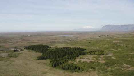 picturesque iceland landscape on snaefellsnes peninsula - aerial