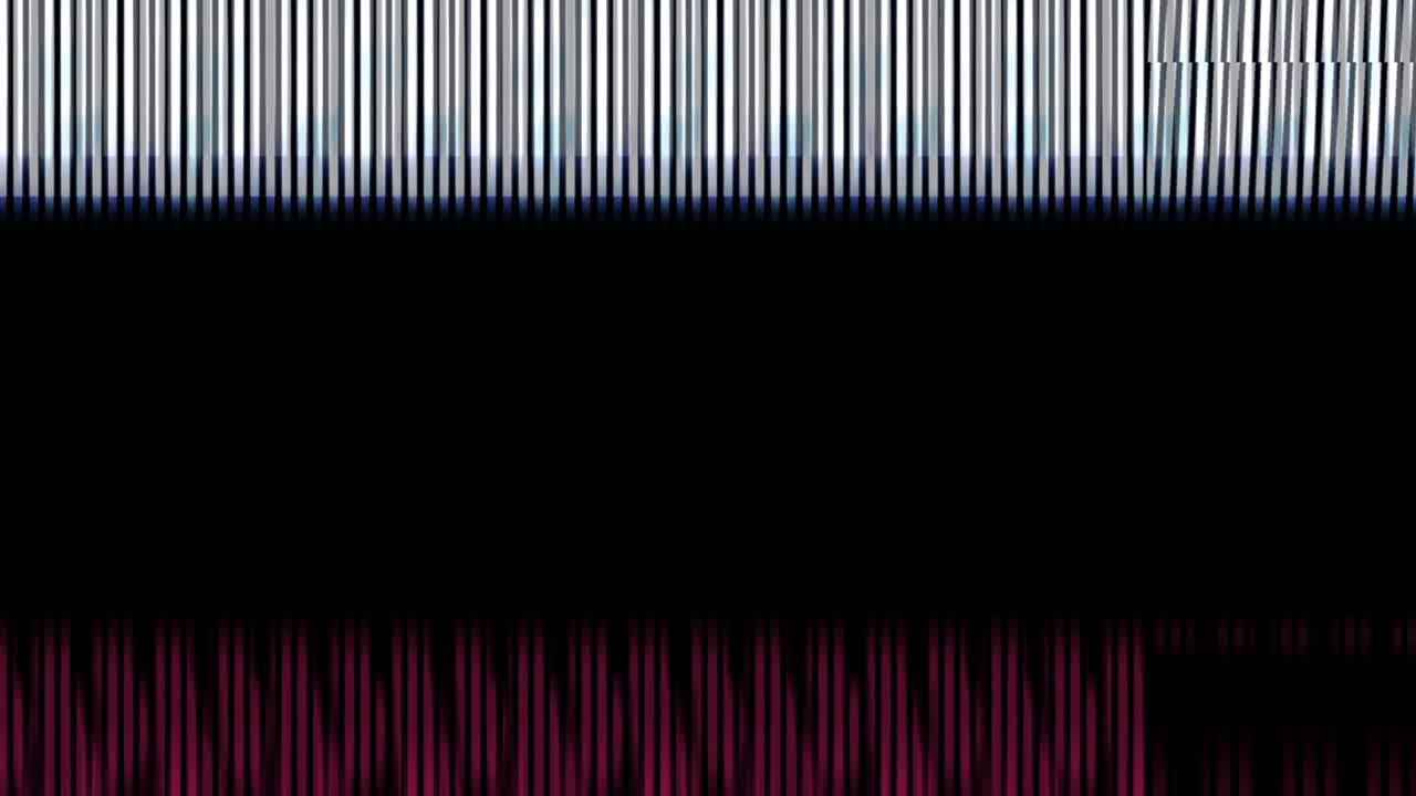 Linee luminose verticali astratte dinamiche blu e bianche
