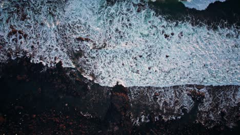 Beautiful-aerial-drone-shot-of-deep-blue-sea