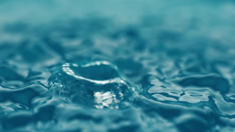 drop close-up of water falls in a super slow motion.