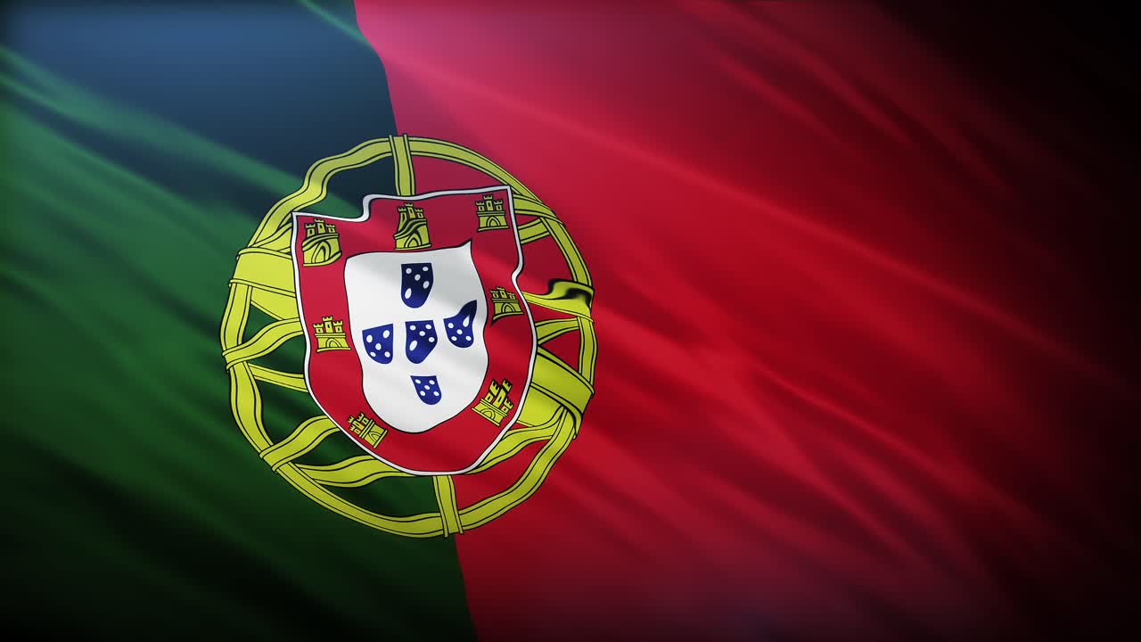 Portugals flagga, helskärm i 4K högupplöst Republiken Portugals flagga 4K