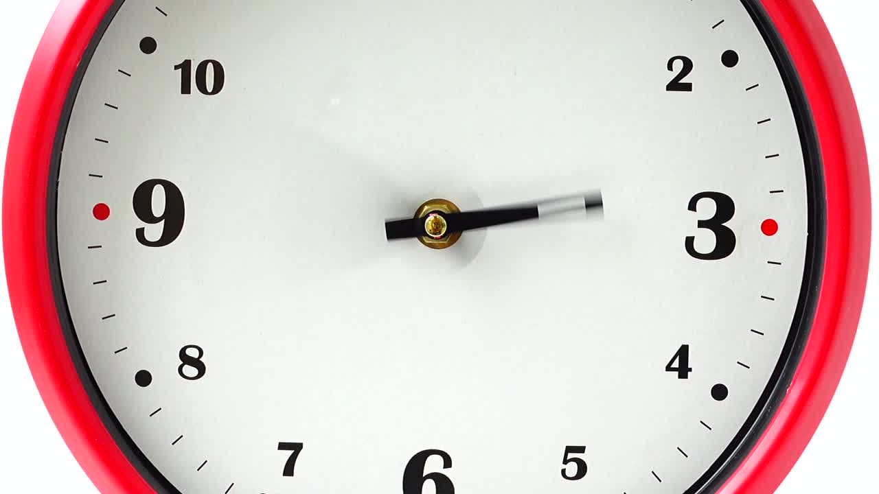 Shooting of hours. Time lapse