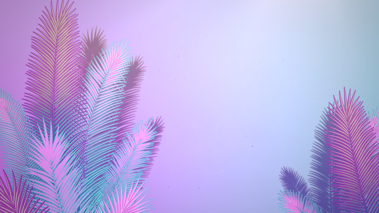 primer plano de hojas tropicales de árboles con fondo de verano