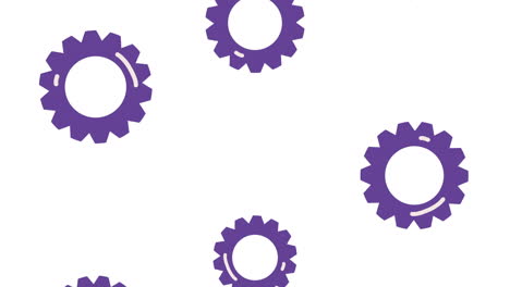 gears cogs setting pattern animation