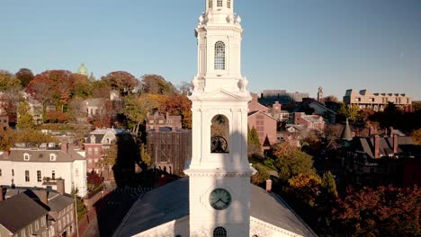 Aerial-view-neighborhood-city-of-Providence-First-Unitarian-Church-RI