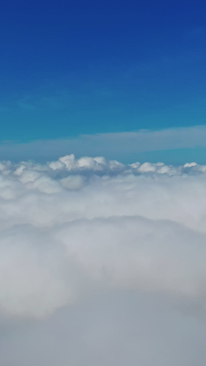 Blue sky background. Air clouds in the blue sky