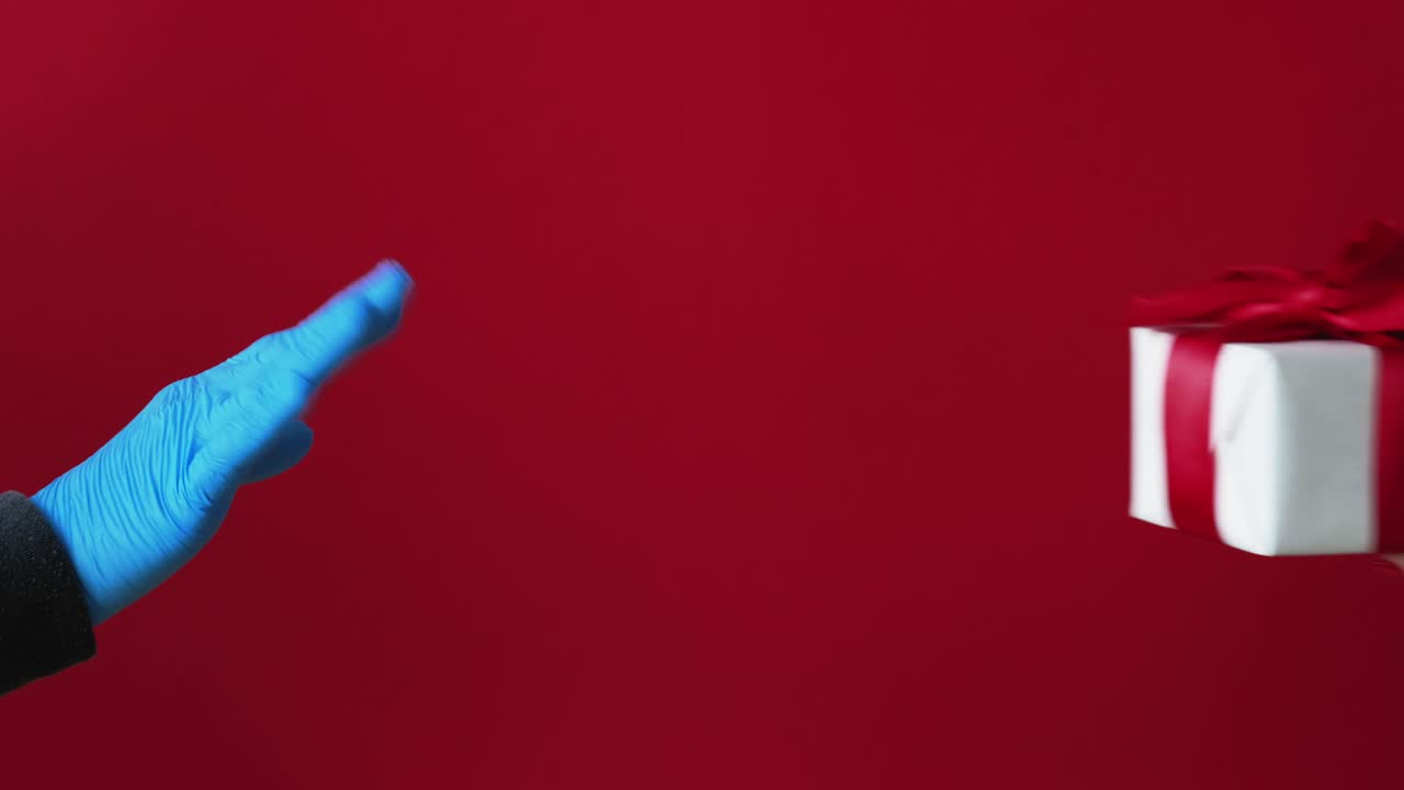 guantes de higiene de cuarentena para la pandemia de navidad 2021