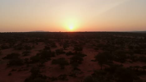 sunrise near a lodge on maasai-samburu land in kenya