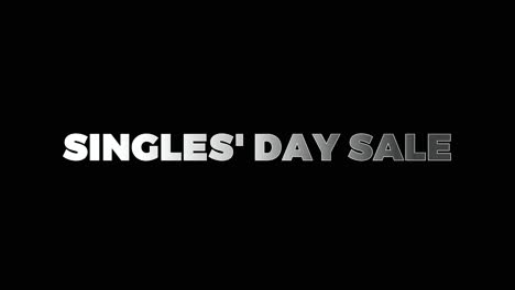 Singles' Day Sale