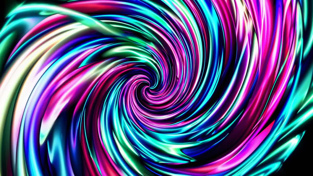 Abstract Colorful Spiral