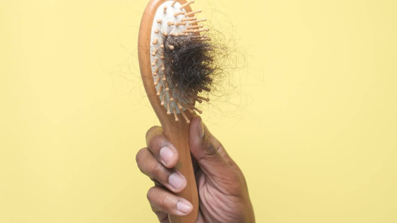 Hairbrush with Lost Hair