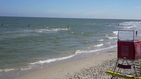 beach on german north sea coast