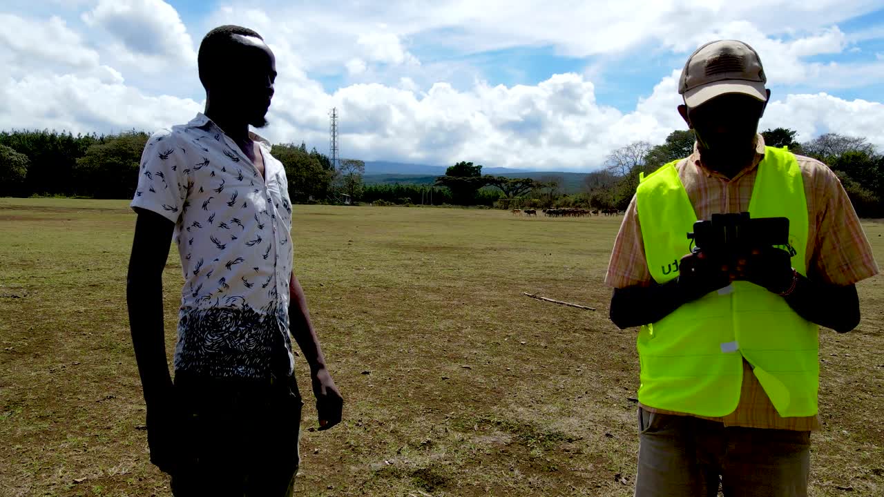 Drone view- Africa Forest- Africa bush fire
