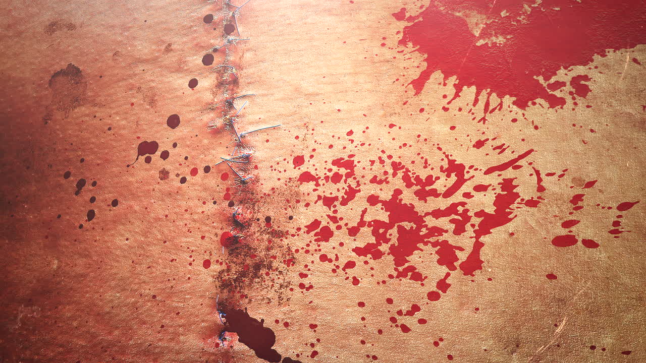 Mystical horror background with dark blood 7