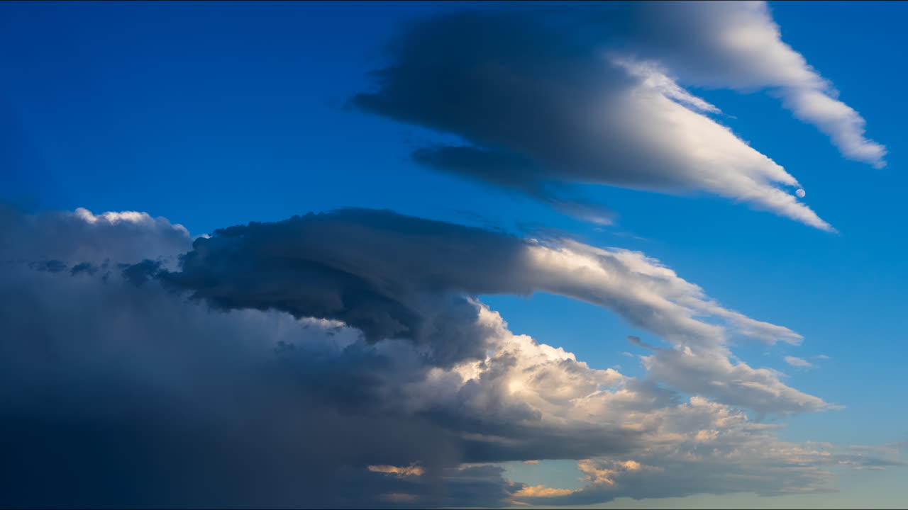 Dramatic Clouds in a Blue Sky