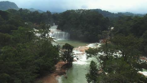 cascadas agua azul chiapas mexico