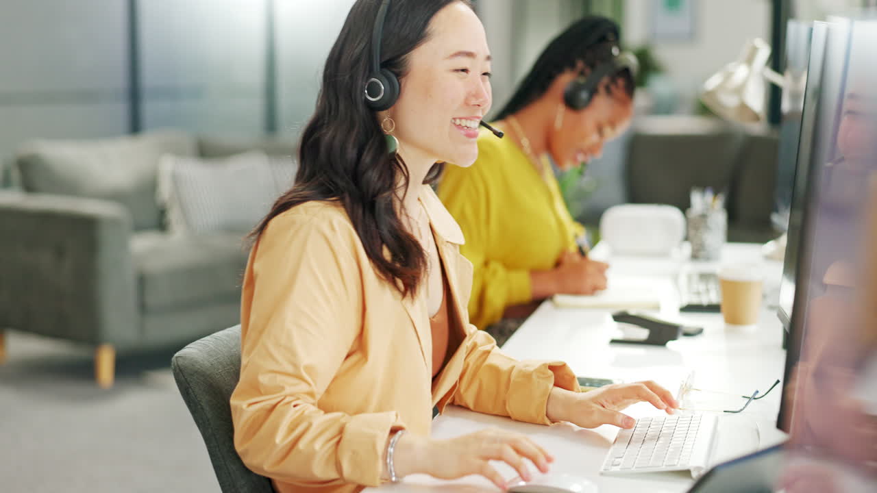 콜 센터, 컨설팅 또는 아시아 사업가