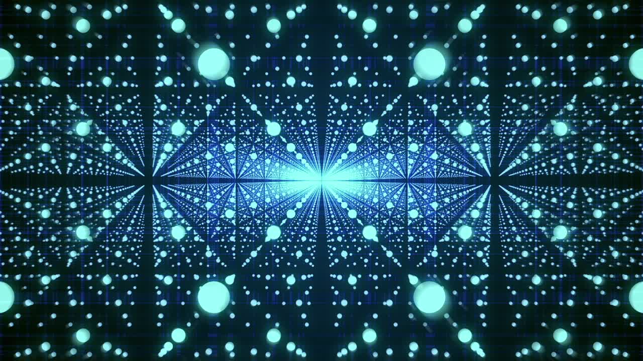 추상적인 디지털 터널