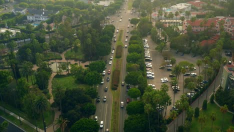 6 way intersection in beverly hills