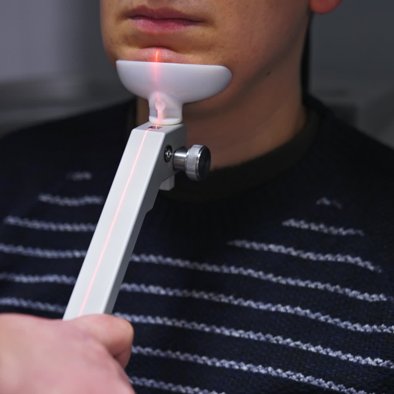 Dental professional teethcare equipment. Stomatology cabinet for treating teeth health