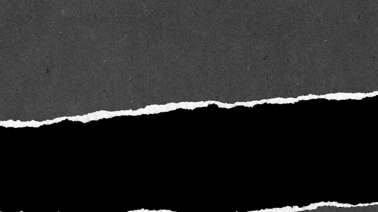 Animated Black and White Ripped Paper Transition