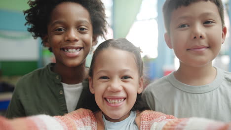 group of smiling children