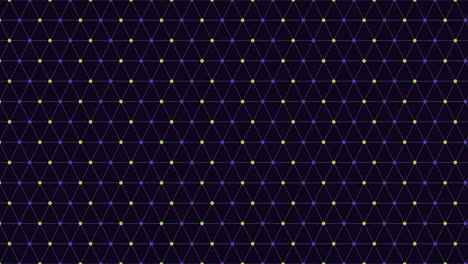 Geometrisches-Muster-Der-Regenbogenpunkte-Mit-Verbundenen-Linien