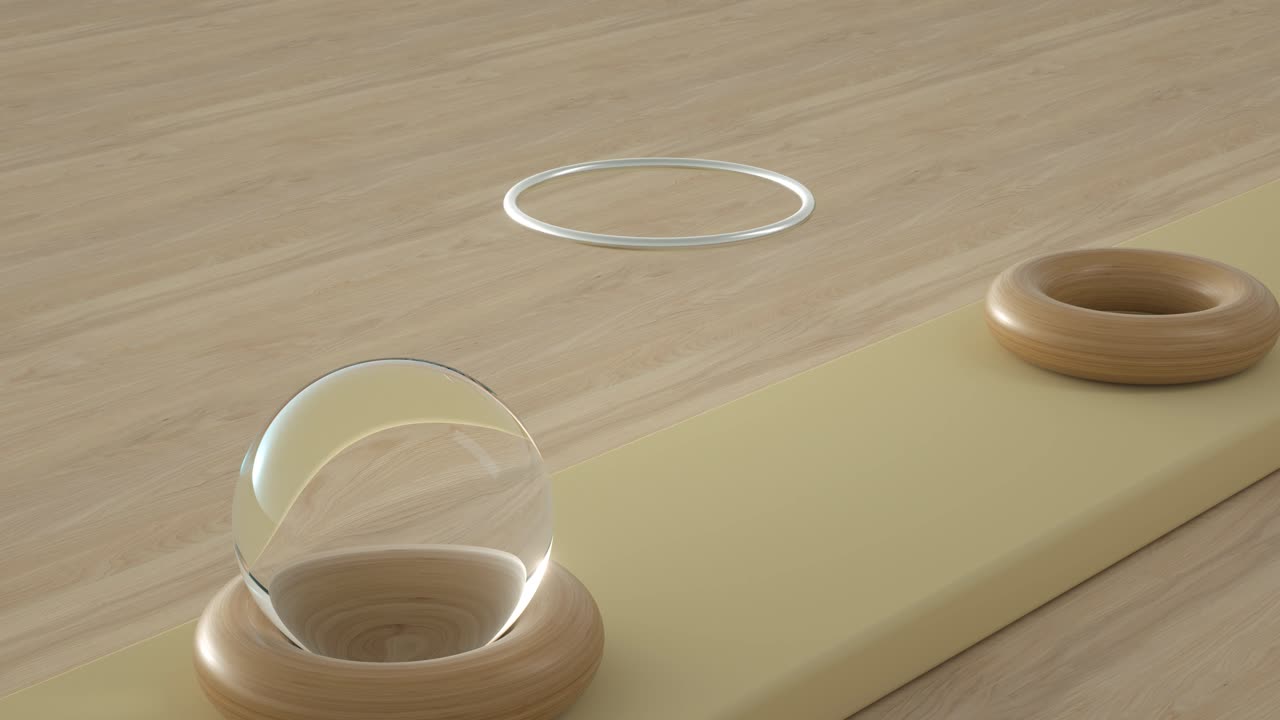 3d 액체 구 무한 루프 애니메이션