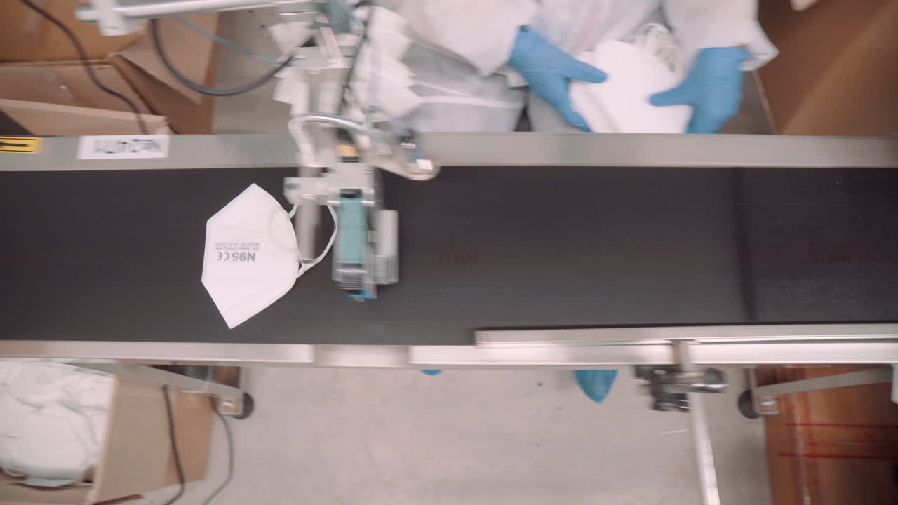 h95 안면 마스크 인쇄용 컨베이어 라인