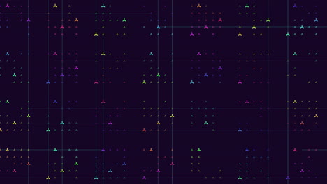 colorful dot grid pattern